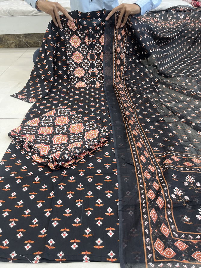 HR Cotton  Kurti With Bottom Dupatta Wholesale Price In Surat